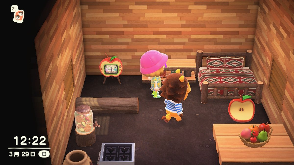 oldjiling's tweet photo. #动物森友会 #AnimalCrossing #ACNH #NintendoSwitch かりそめ天国　笑 https://t.co/Kteds2MZMA