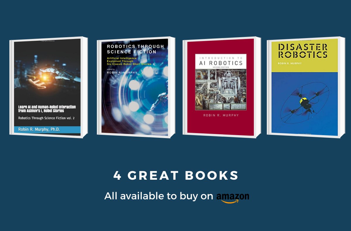 RoboticsTSF's tweet photo. I now have 4 books published around the themes of robotics, scifi and AI. All of which can be found and purchased directly from Amazon.
For more information, visit my website - https://t.co/fOodD2SFc7
#robots #robotics #scifi #ai #artificialintelligence #disasterrobotics https://t.co/fIjW93hVRf