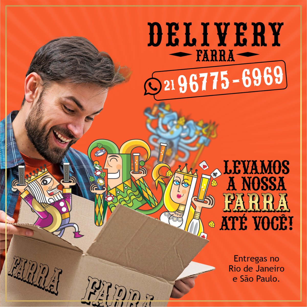 FarraBier's tweet photo. É do Rio e quer pedir nossas cervejas?
Nosso delivery: 21967756969! https://t.co/JnnCVfYZUb