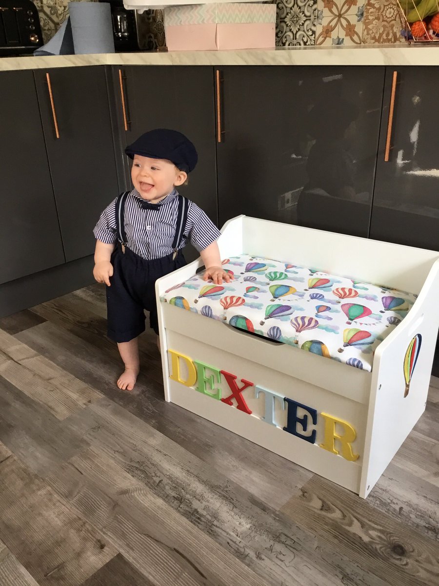 cjbadley's tweet photo. Thank you Nana @vicki_beevers and Papa Nick @nickowentv for my 1st Birthday present. I love it ❤️ https://t.co/FSM3DOWbpK