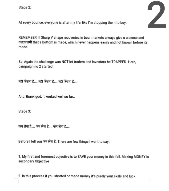 AnilSinghvi_'s tweet image. My thoughts on current market scenario and answer to the most asked question:

कब लेना है.... कब लेना है.... कब लेना है....

It’s bit longer 4 pages read but I hardly write so pls bear with me. 

Happy Investing 😊🤗🙏