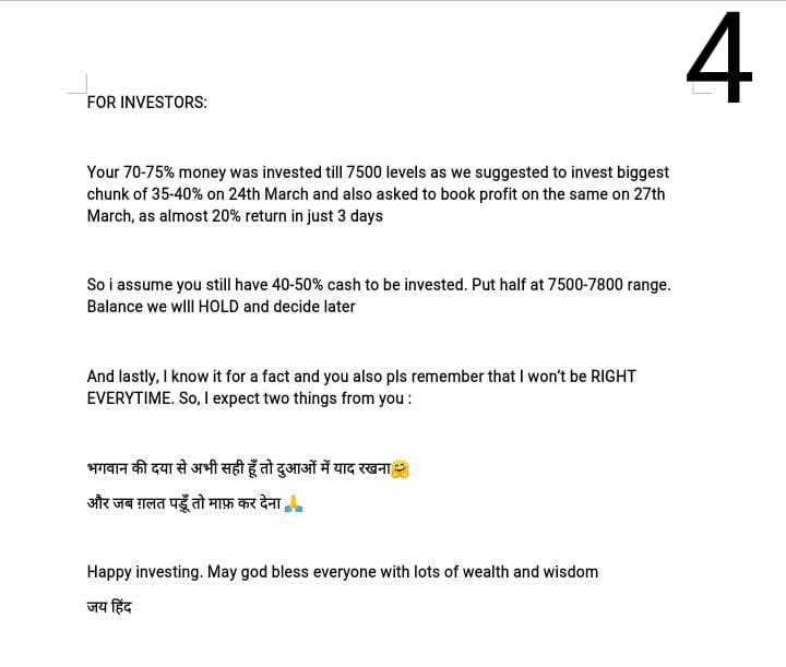 AnilSinghvi_'s tweet image. My thoughts on current market scenario and answer to the most asked question:

कब लेना है.... कब लेना है.... कब लेना है....

It’s bit longer 4 pages read but I hardly write so pls bear with me. 

Happy Investing 😊🤗🙏