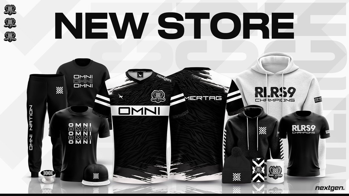 What a better time to be a part of #TheNation?

We are incredibly excited to reveal our Omni Nation merchandise line, featuring the RLRS Season 9 Champions special edition hoodie and shirt.

Buy them NOW: bit.ly/2WPPNv1

#RocketLeague #RLRS #RLCS #Rainbow6