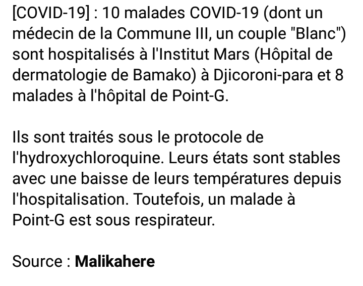 vanlebeau's tweet photo. #COVID19 #Covid_19 @MichelSidibe @salifsanogo @PresidenceMali https://t.co/Qh3bOmhFyY