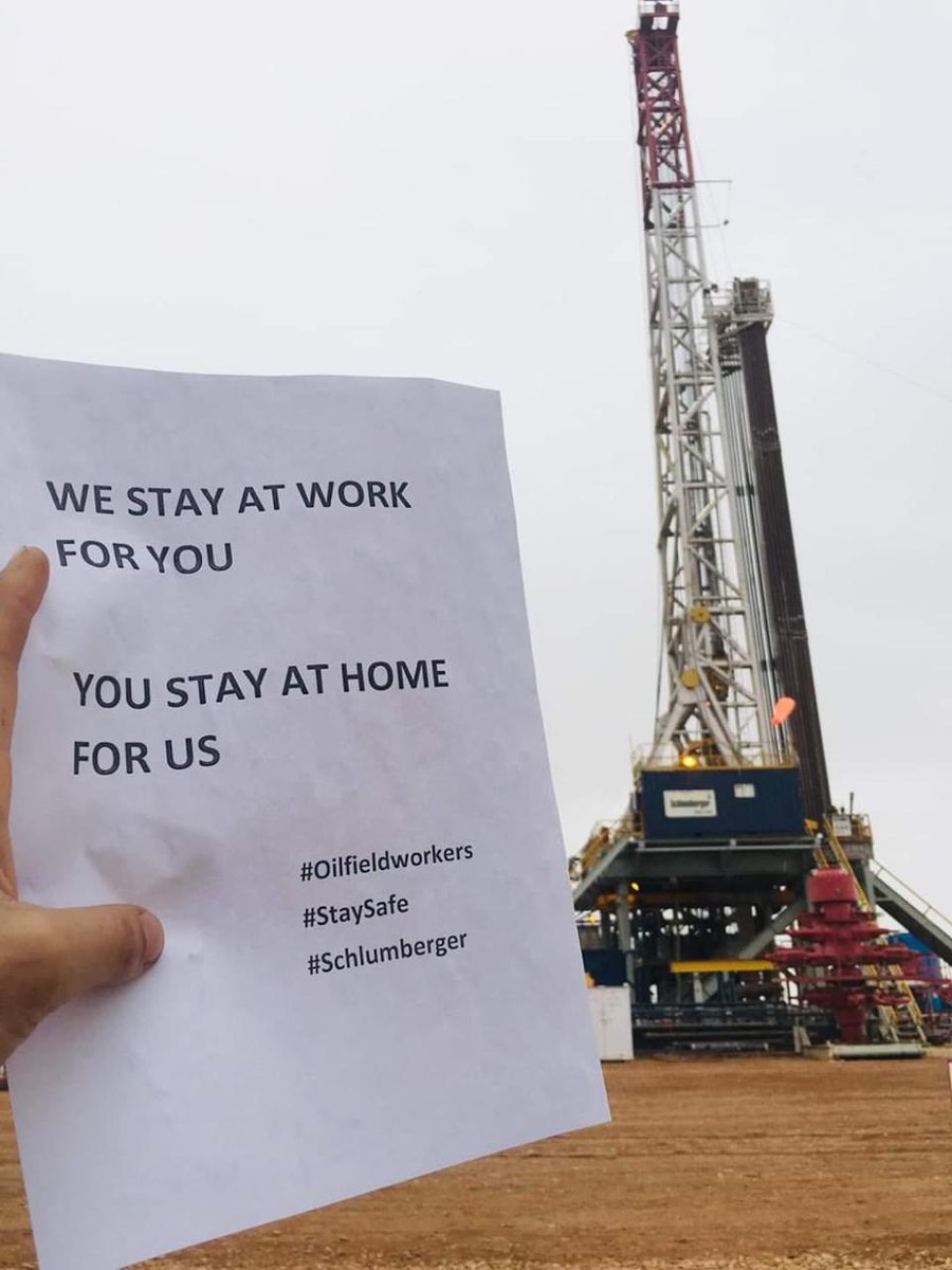 Petroenerga1's tweet photo. Por favor #QuedateEnCasa #CODVID19 #Schlumberger @PetroamazonasEP #OilfieldWorkers #StayAtHomeAndStaySafe #StaySafeStayHome https://t.co/Vf6RAhELAq