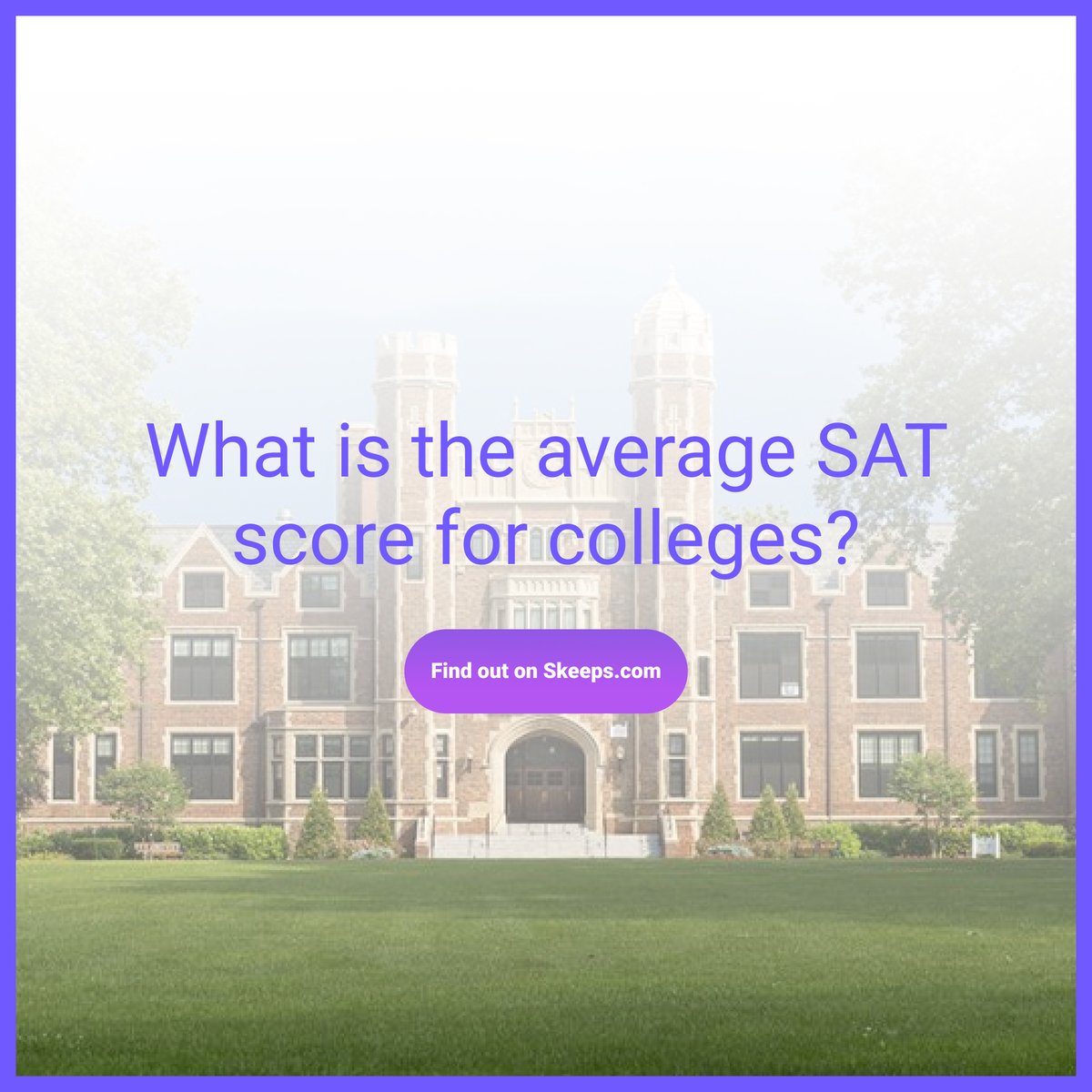 SkeepsLearning's tweet image. The question on everyones mind. What SAT/ACT score do you need to get into your dream school? Visit our blog at Skeeps.com/blog to find out.
