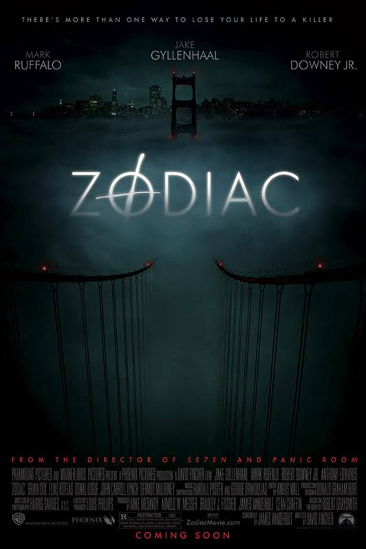  #Zodiac (2007) damn what a great movie, its one of the best crime/mystery movies ever made and it has some PHENOMENAL performances from the cast. It is creepy and disturbing. The basement scene is just chilling and always get to me. It is a bit long but idc i loved every moment.