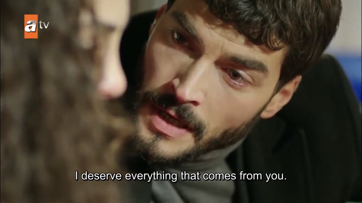 he’s ready to accept everything she throws at him. is it love?? hit him. is it hate and anger?? hit him as well  #Hercai  #ReyMir