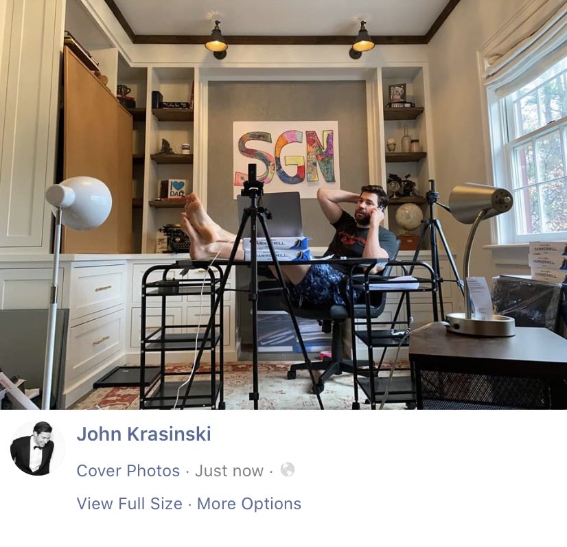 Someone’s being active on fb...