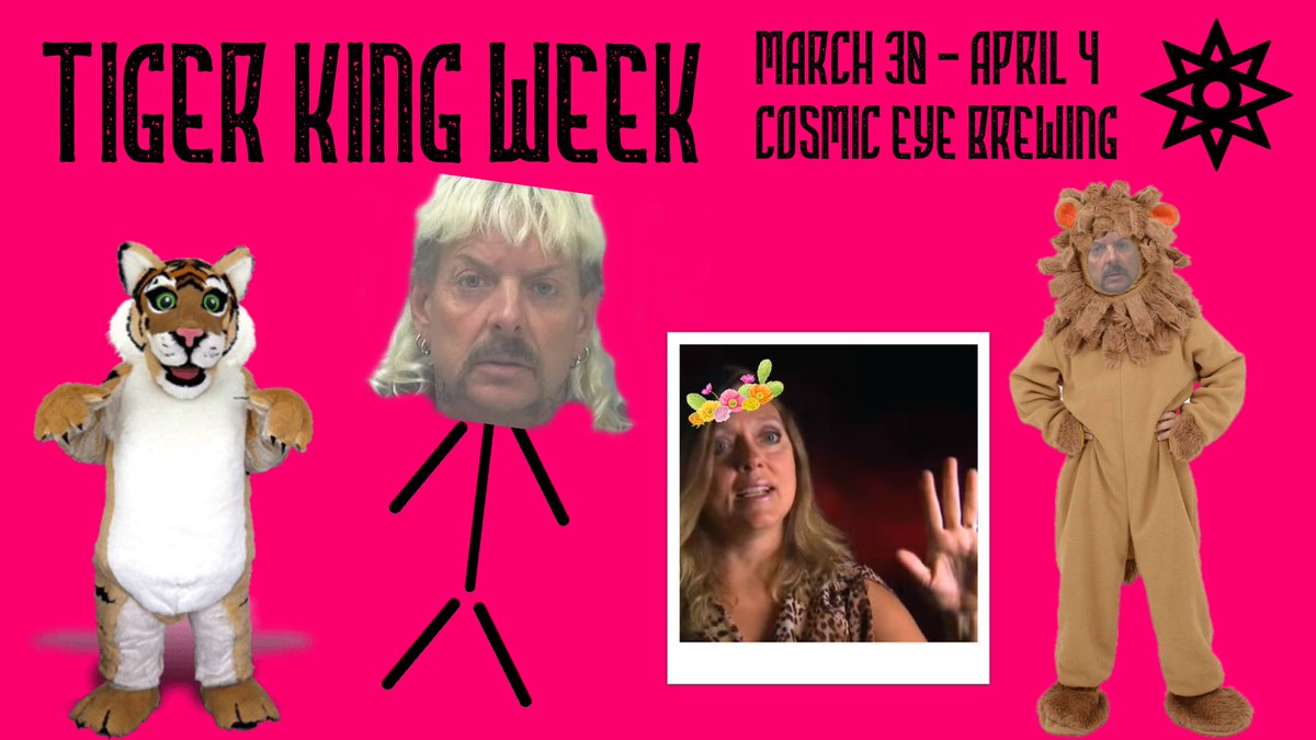 Put that tiger costume (that’s been in your closet since who knows how long) to good use! Dress up as your favorite Tiger King ‘character’ all week for 20% off your purchase! You didn’t even have to dig through the meat-bin for this deal! 🐯👑 #shitsgettingweird