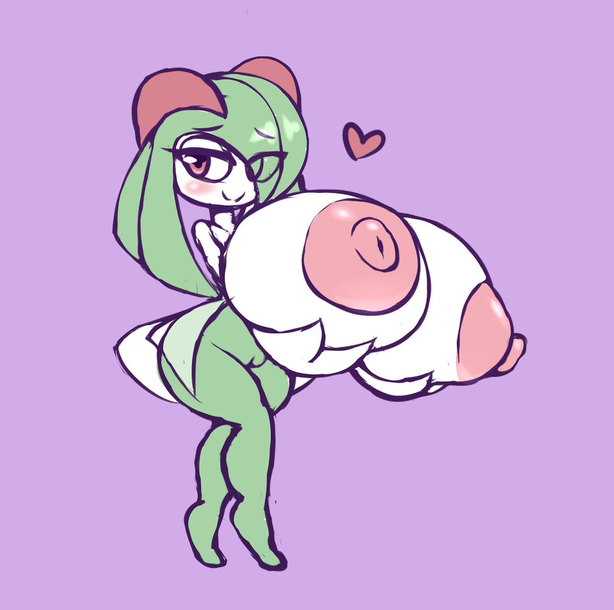 Busty Kirlia (Kara) tweet media