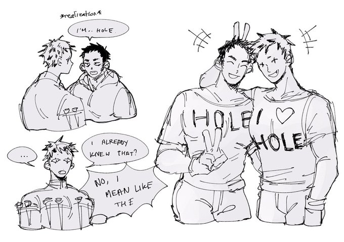 #dorohedoro spoilers kind of??
hole jokes 