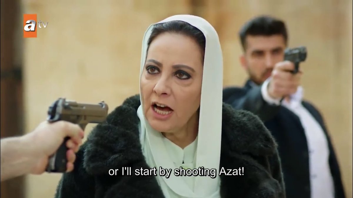 she’s really ready to end everything huh  #Hercai