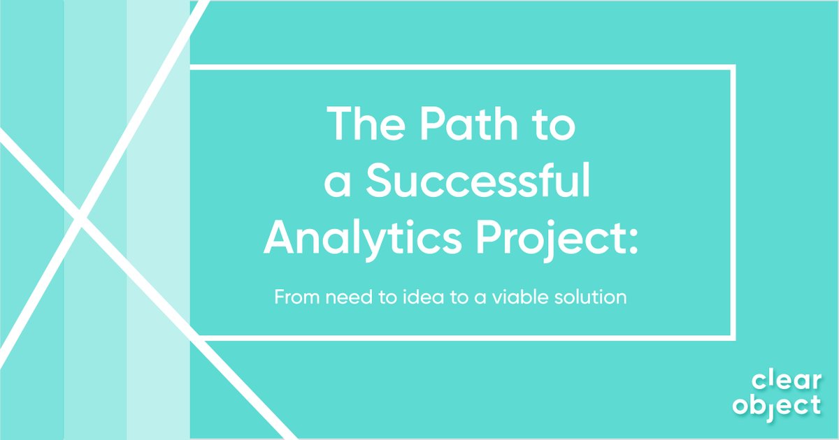 ClearObject's tweet photo. In making the business case for a #DataAnalytics solution, leaders in strategic project management roles face two common hurdles. Learn what they are and how #ClearObject can help: https://t.co/m1i36Ywh2J https://t.co/bEDTKoNWjf