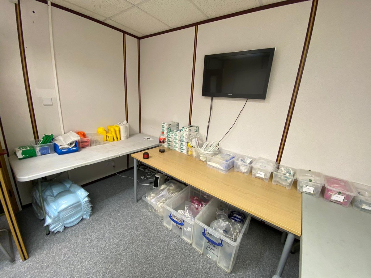 sjaamb_wd's tweet photo. Our Temporary store in readiness for our crews to replenish. #workinprogress https://t.co/YoNXGZRjQp