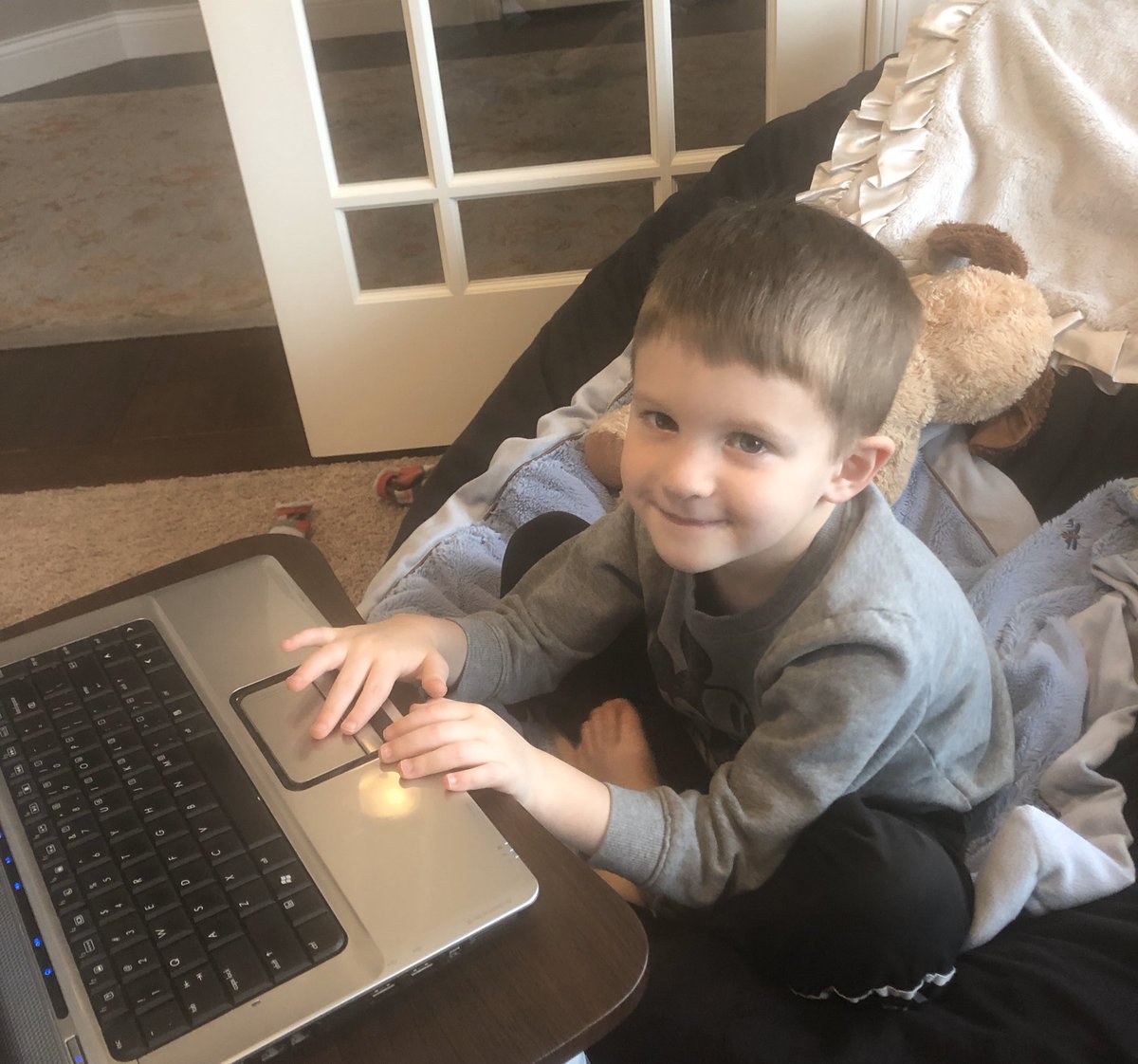 PetriAlison's tweet photo. Colin, who has been diligently working from home, just asked me why the days of the week went away. I was about to tell him they didn’t, but I think he is right on this one. https://t.co/v7RhtT9uCp