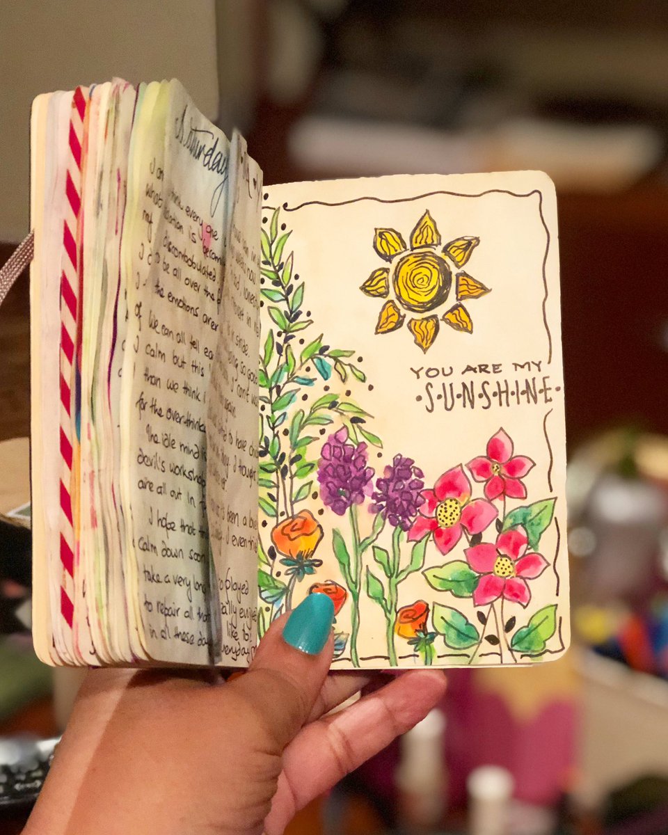 Day 14 of Social Distancing It was a lovely day. The sun was out and it didn’t rain all day. I started this in the morning but got distracted with other things I needed to do. Just finished doodling and journaling. Hope you’re well.