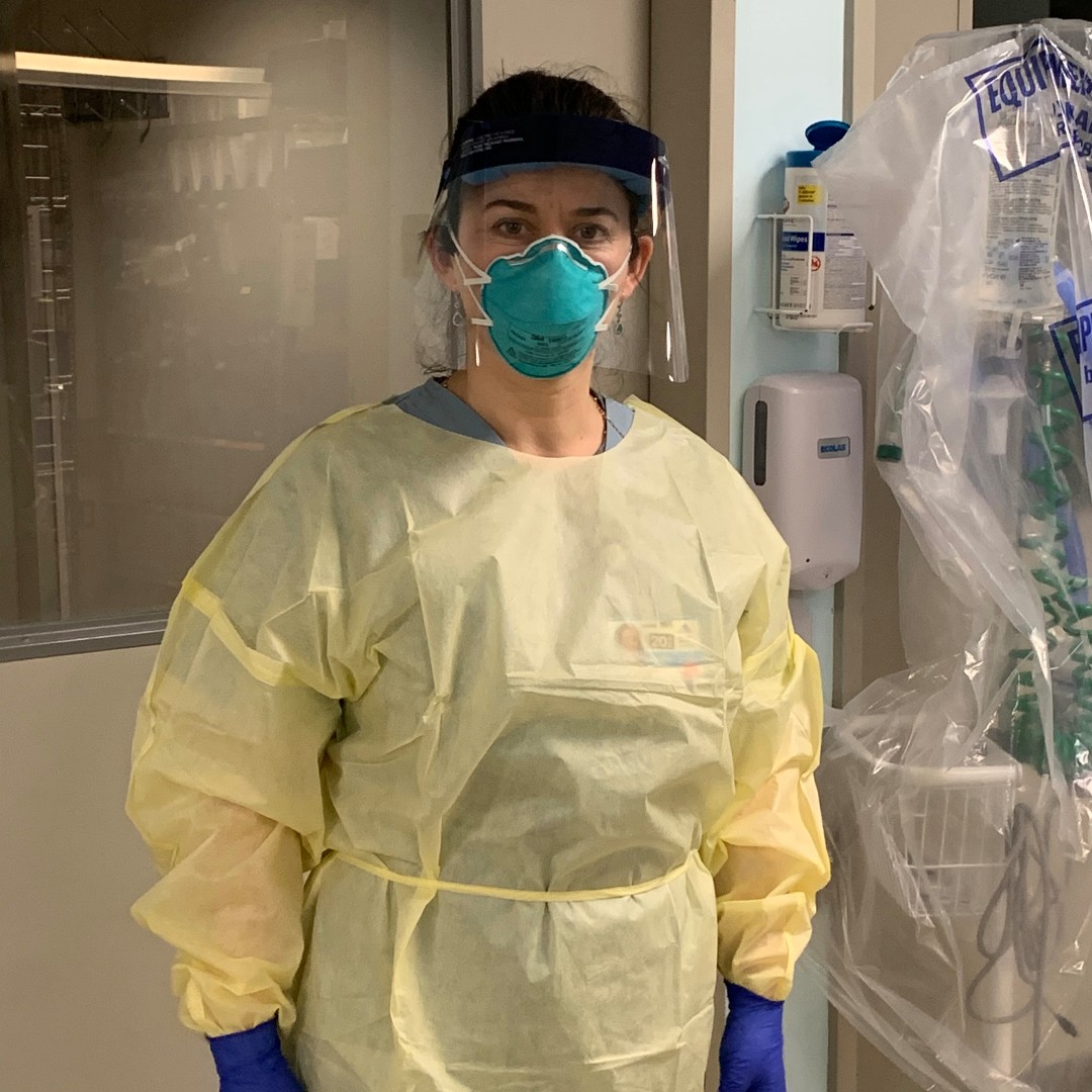 MCNYalumni's tweet photo. Hero in Healthcare! The #myMCNY Community wishes Healthcare Business student, Marsela Caushaj, the best as she is on the frontline at The Mount Sinai Hospital-Manhattan. As a Registered Respiratory Therapist. she is seeing the worst of the worst. Take care and be safe! https://t.co/X9ra5NT2s7