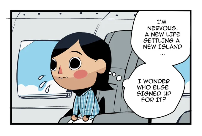I got Animal Crossing : New Horizons--had to draw a comic about my first two islanders.

Somehow...They ended up being very rebellious looking... 