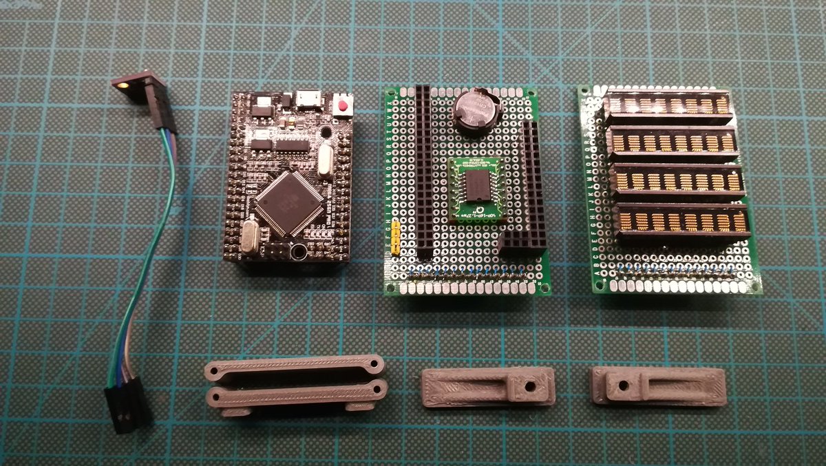 blenheim1968's tweet image. Designed and printed out brackets and feet for my small weather station and clock.
#Arduino
#arduinosensores
#DIY
#3Dprinting
#clocks
#Weather
#electronics