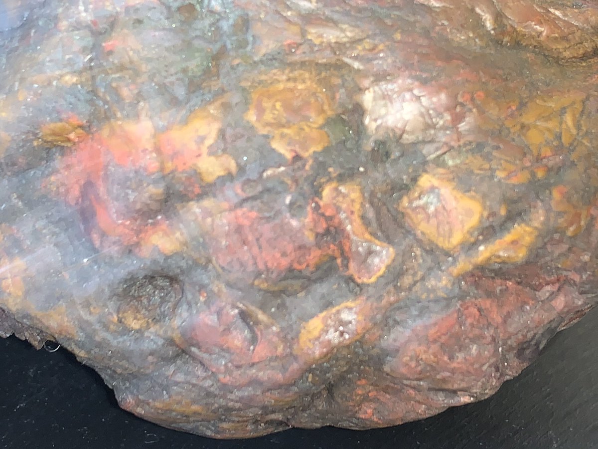 dannylandersDFS's tweet photo. @beads_gems Found this cool stone in MN. Looked ridiculously out of place. 2 small fissures with crystal or quartz. Lots of cool color. Just didn’t look right given where I was when I found it. https://t.co/ThVeCq3q38