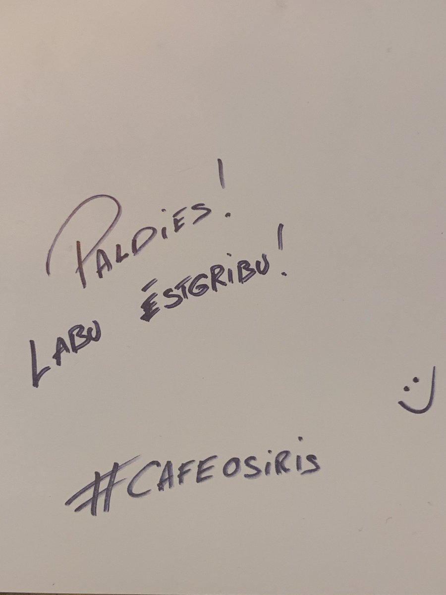 IneseDabola's tweet photo. Mīļais @CafeOsiris tagad arī ar piegādi mājās https://t.co/XHskTZI23D