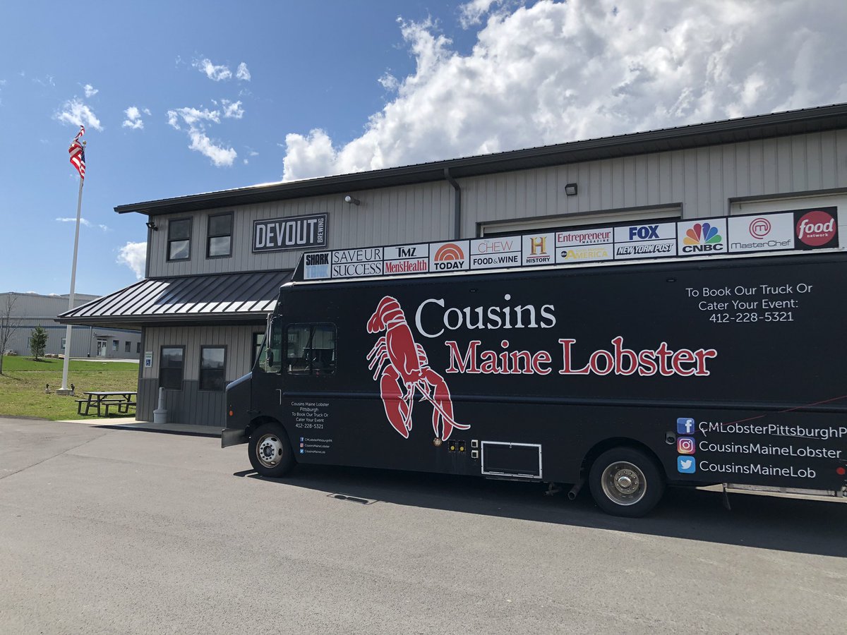 DevoutBrewing's tweet photo. Cousins Maine Lobster is here and ready to go! 🍺🦞
#DevoutBrewing #CousinsMaineLobster #GrowlerFills #PennTownship #LHPourTour #ExportPA #BreweriesInPA https://t.co/6bu2lNLVpy