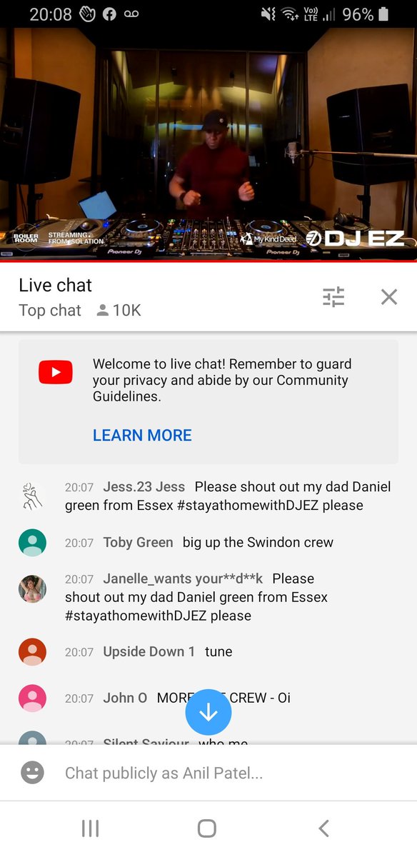 Anilpas's tweet image. Alright Janelle Daddy will be proud
#StayAtHomeWithEZ 
@DJEZOfficial smashed it last night