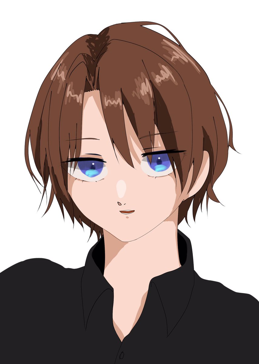 デジタルは苦手。😥😥
でもいい感じ!!!!😍😍😏
 #絵描きさんと繫がりたい 
 #下書き 