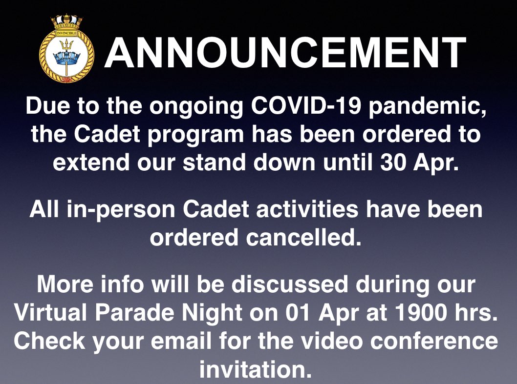 354 RCSCC Invincible tweet media