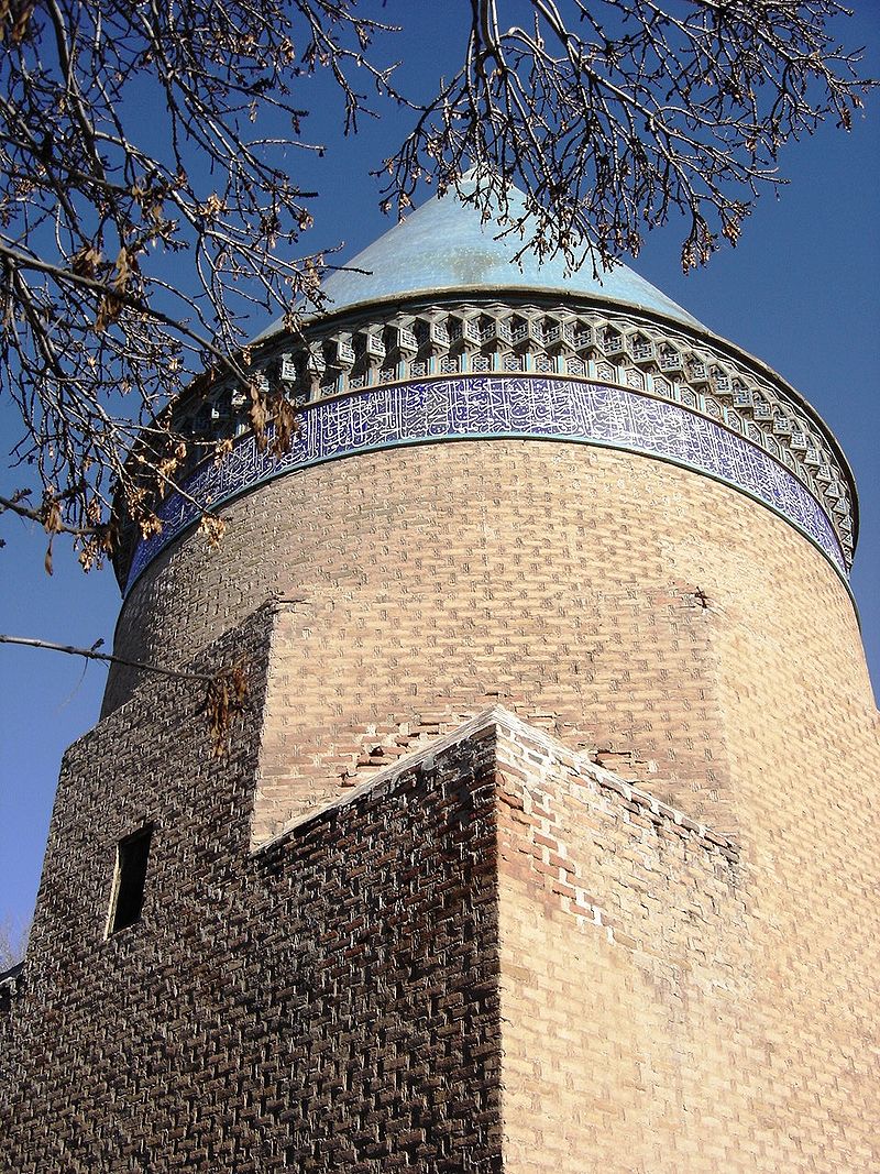 Mausoleum of Hamdollah Mostowfi, a 13th century Persian historian, geographer and epic poet. Qazvin, Iran.