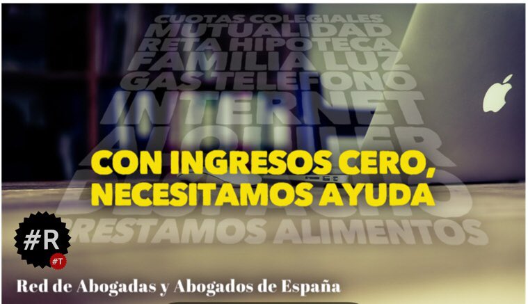 En un escenario de ingresos cero, la profesión de la abogacía no puede quedarse desamparada #AbogaciaMaltratada