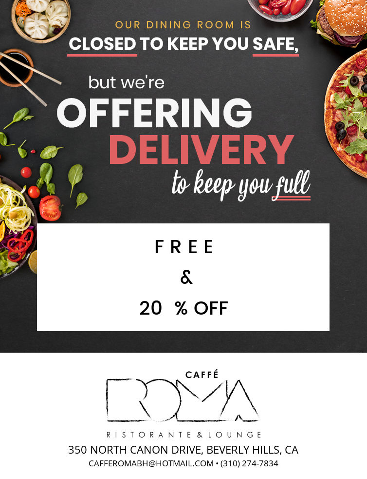 CAFFE_ROMA's tweet photo. Order your favorite dishes in seconds! https://t.co/OH3g1IlEY5