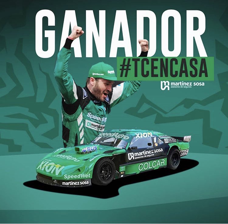#TCencasa y el ganador fue nuestro piloto <a href="/AgustinCanapino/">Agustín Canapino 🇦🇷</a> 👏👏👏 Felicitaciones Agus!!!!