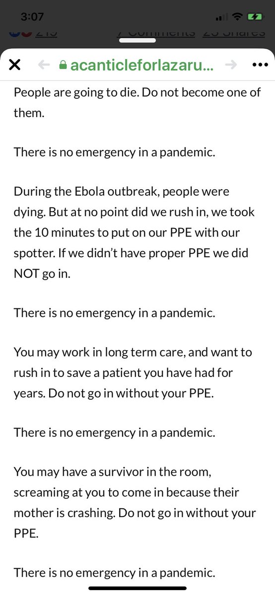 #facts #pandemic #staysafe #hardreality #sad #stayhome #nurses #firstreaponders #HealthCareWorkers