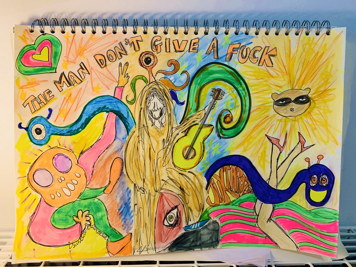 This is what happens when you listen to Super Fury Animals and drink wine all afternoon 🍷<a href="/gruffingtonpost/">Gruff Rhys</a>