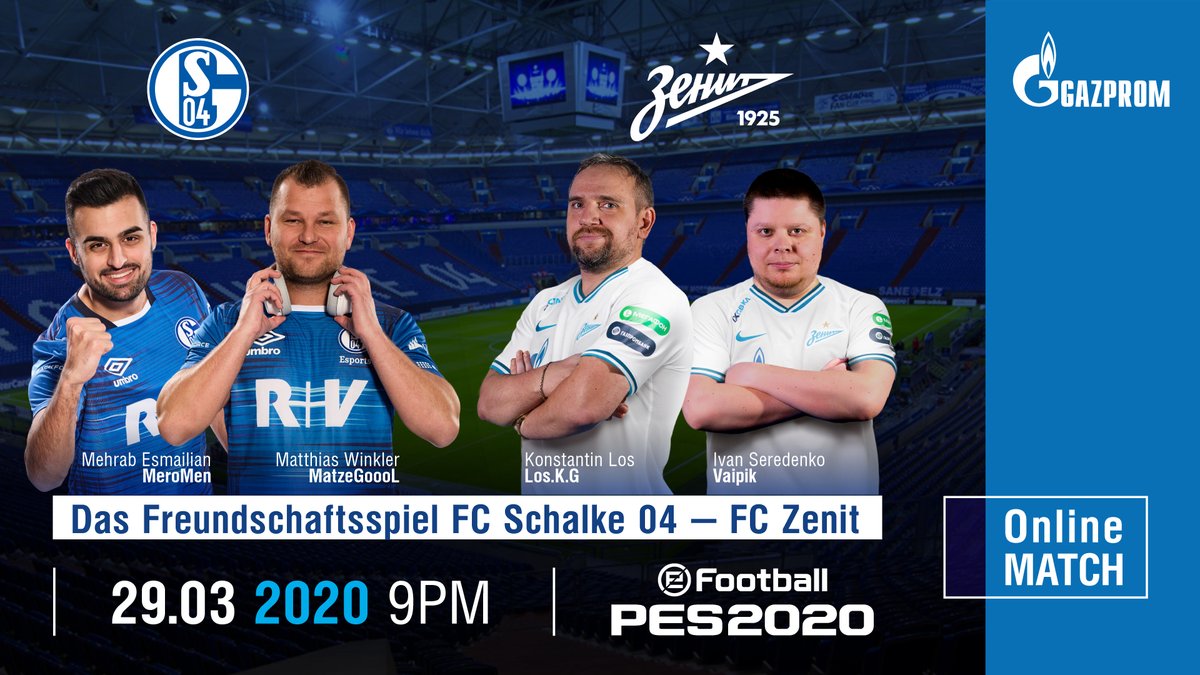 S04Esports's tweet photo. .@Mehrab_Es und @MatzeGoooL spielen jetzt live gegen @zenit_spb. 👏

🔴 https://t.co/YoHXIpX9B5 https://t.co/3HM78ePrcC
