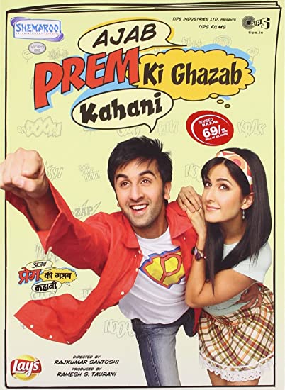 56th Bollywood film:  #AjabPremKiGhazabKahani It wasn't bad, but I found it a bit dull... I liked the Ranbir-Katrina pairing and I was agreeably surprised by her performance. But the characters, the story and the cartoonish style didn't really appeal to me.