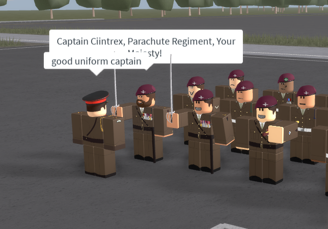 British Armed Forces Roblox On Twitter British Forces Today Held A Record Breaking 190 Member Strong Inspection Hopefully The First Of Many Roblox - roblox british army uniform