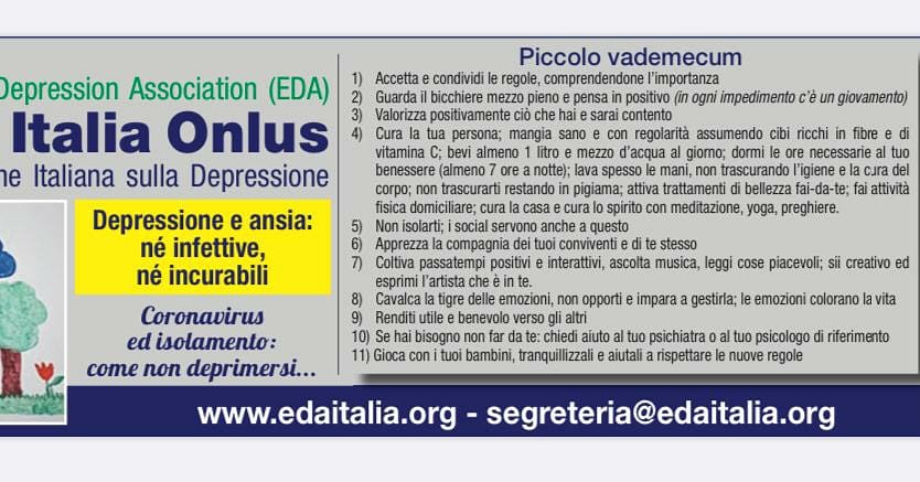 EDAItalia's tweet photo. In tempi di coronavirus i nostri consigli per meglio affrontare l'isolamento della quarantena, nel sito https://t.co/RXP4Acek7j https://t.co/PuU7JmBGPJ