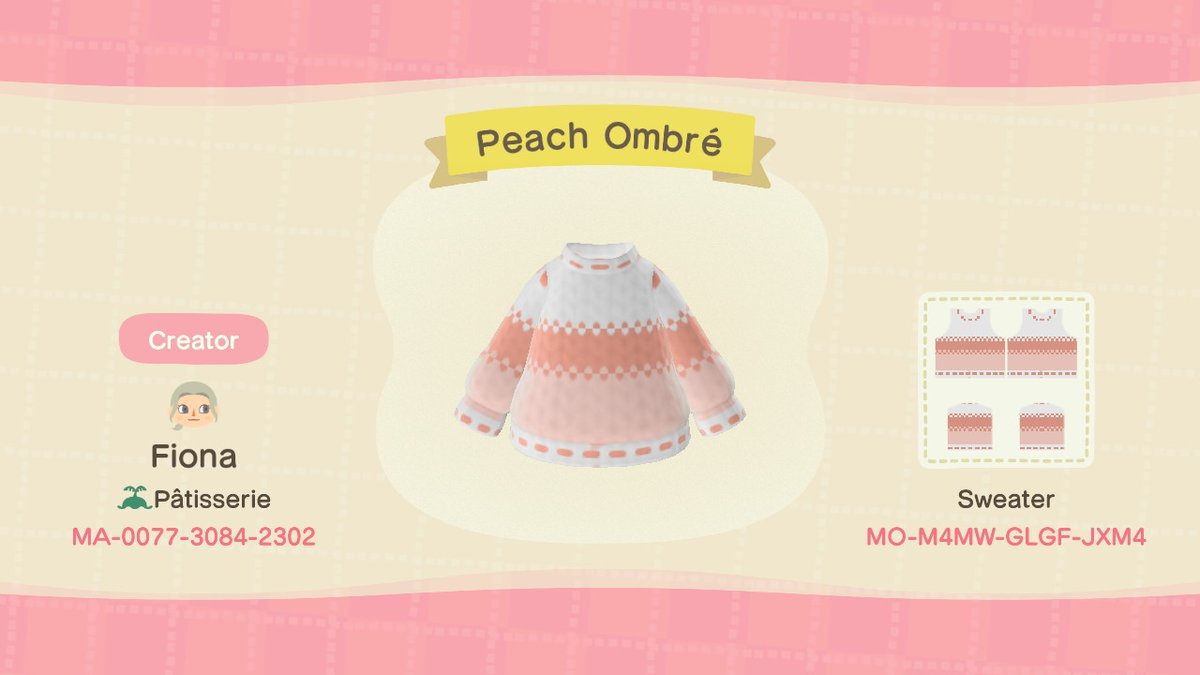 mayorfionaa's tweet photo. a soft little sweater!! I unlocked able sisters! #acnh #patisserieisland https://t.co/jJC3GADnNS