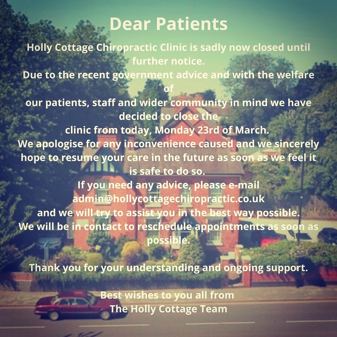HollyChiro's tweet photo. We hope everyone is staying safe and healthy.... we will be back as soon as it’s safe for everyone 🙏🏻🤞🏻👍🏻 https://t.co/D85ZZGc9Ug