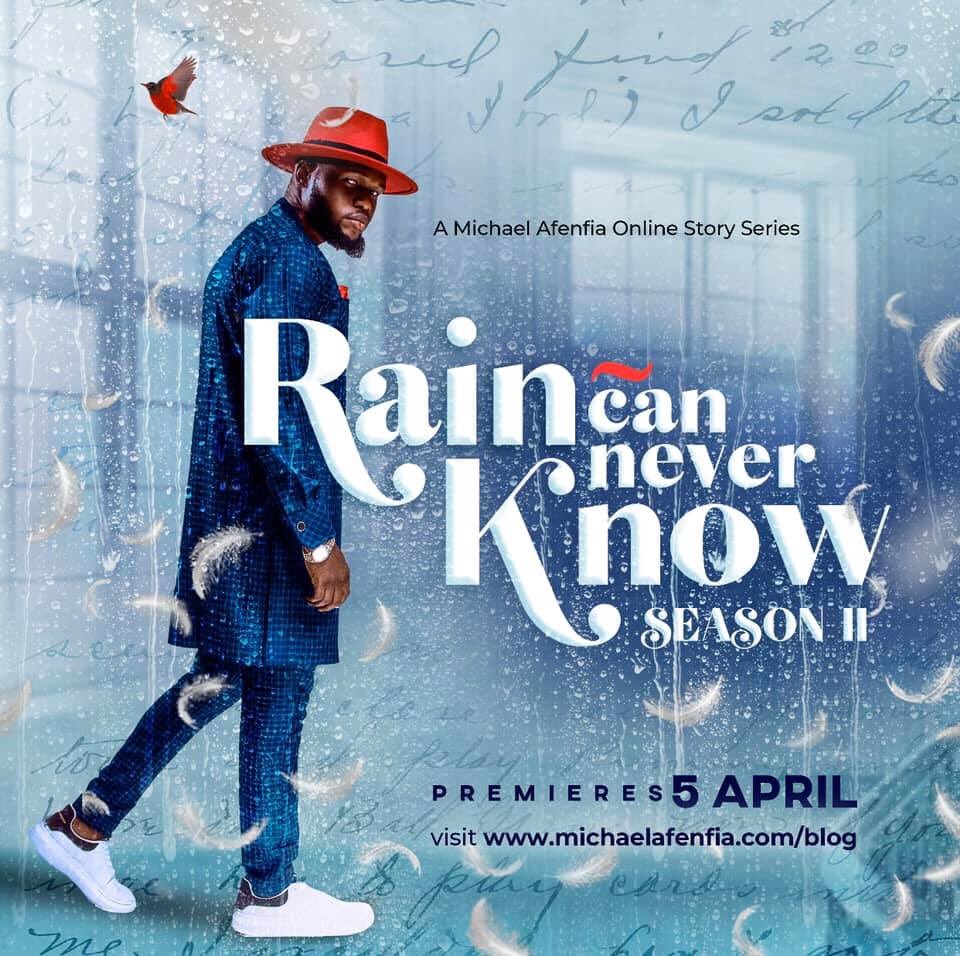 MichaelAfenfia's tweet photo. While staying safe this period, you should also catch up on your creative side. 

Read my ongoing fiction series, Rain Can Never Know (Season 1). 

https://t.co/b0pmfv4IkD

Season 2 starts next week Sunday.

RT and let’s save lives.

#RainCanNeverKnow https://t.co/vigae2OysZ