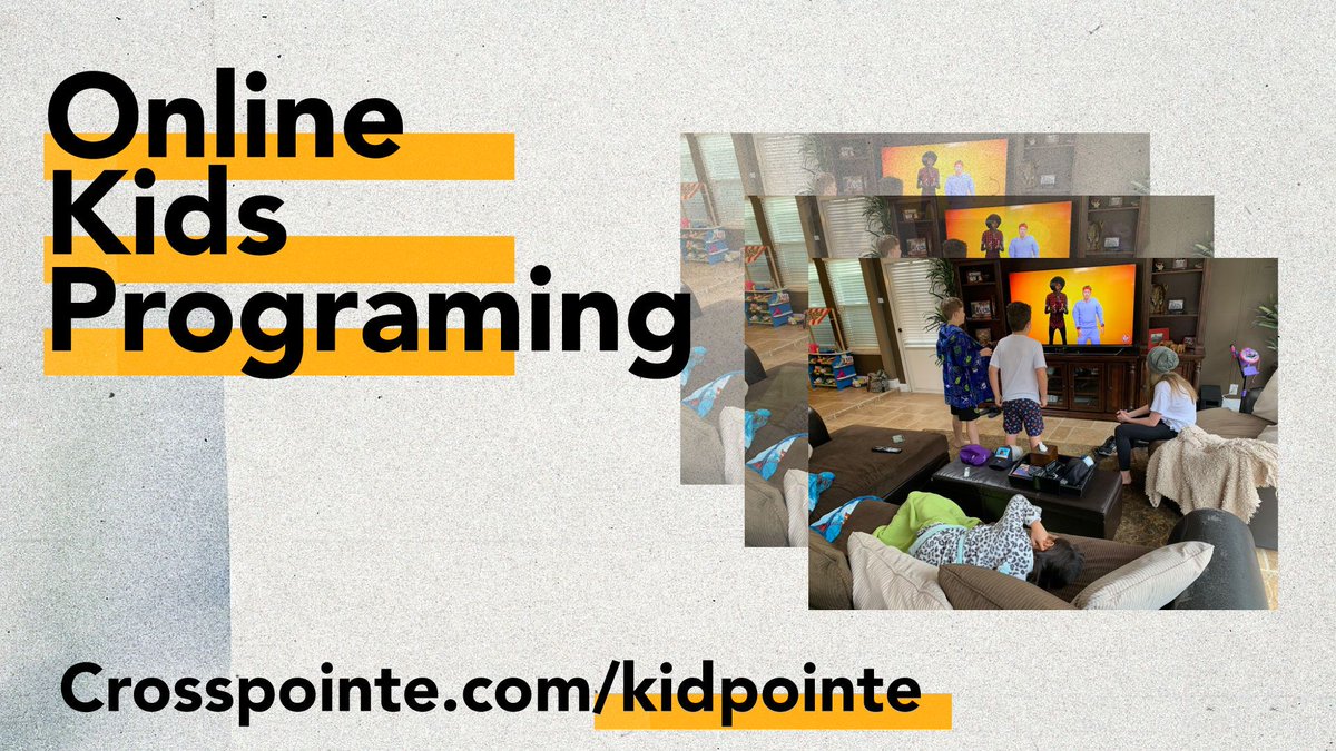 crosspointeCA's tweet photo. Hey parents! Did you know we have our kids programming online? We want to partner with you to provide a fun and engaging content that will grow your child's relationship with God. 

https://t.co/Ib6iYe7cw1 https://t.co/TB8hsKMzgj