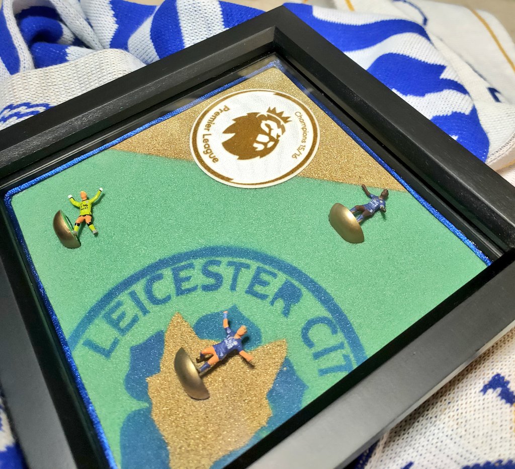 Westwood_TS's tweet photo. Leicester City 5000-1 Limited Edition Frame No:0 complete.
They'll be 5 more of these available to purchase with 10% of each sale going to #KVSF
#subbuteo #westwoodtablesoccer #lcfc #UniqueGifts https://t.co/CY7UACeOdZ