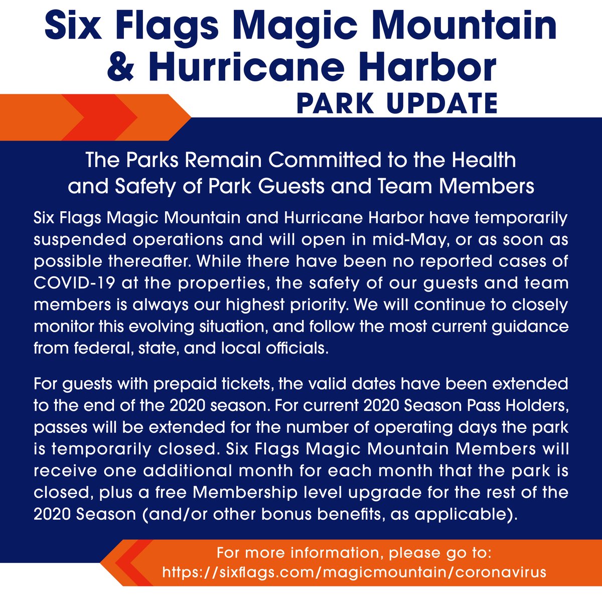 Six Flags Magic Mountain tweet media