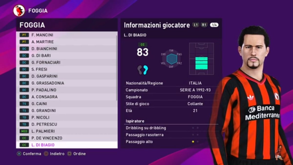 Thedex On Twitter Serie A 1992 93 Foggia Pes 2020 Link Video Https T Co Nqexuushcu Konami Officialpes Calciofoggiaoff Gennarociotola4 Https T Co 7xgr8ypx2i