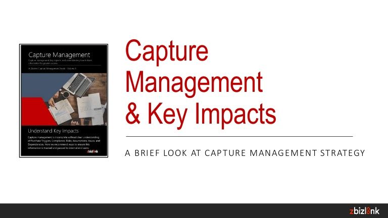 Volume II: A brief look at #capturemanagement and key impacts: buff.ly/33RCE6j