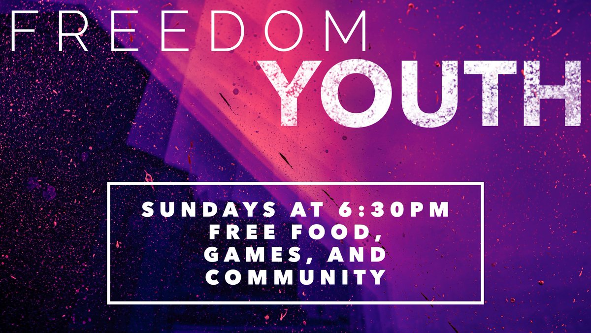 freedomindiana's tweet image. All 6th-12th grade students welcome! 
#webelieveinthenextgeneration
#FreedomYouth
#FCNextGen