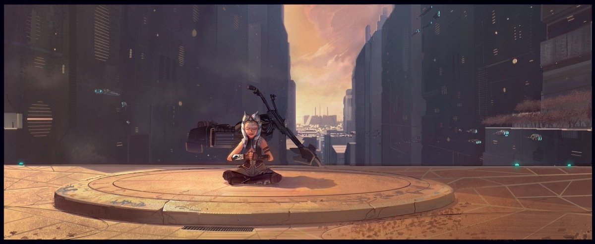 TheSWU's tweet photo. #BehindTheScenesSunday:

Concept art of Ahsoka Tano created by Tara Reupung for an unproduced episode of #StarWars: #TheCloneWars. https://t.co/ze6CIoCzcY